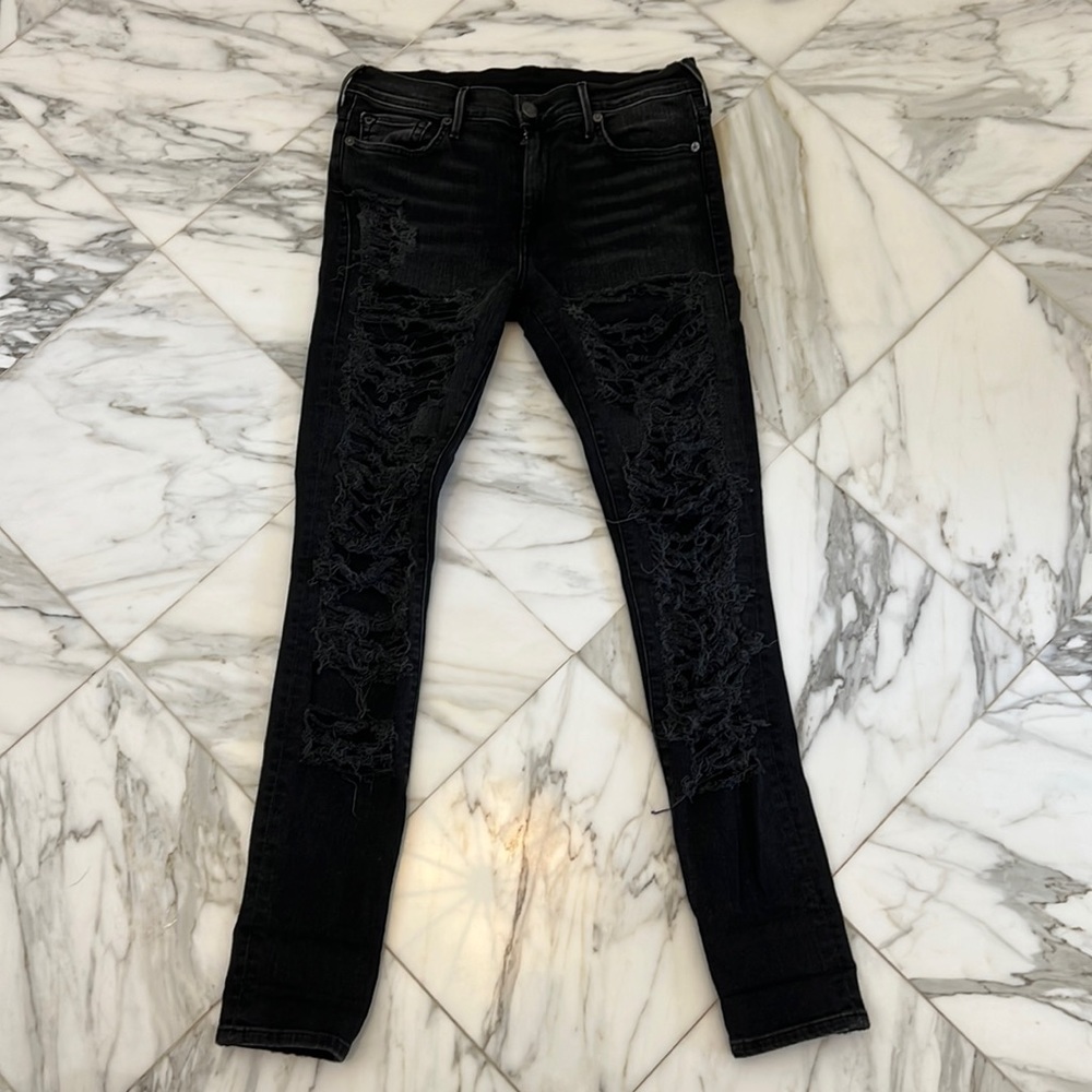 True Religion "Halle" mid rise super skinny jeans